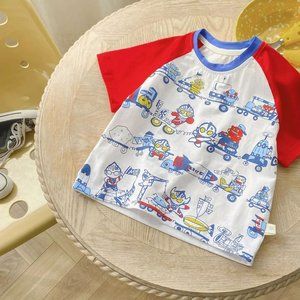 Children's cartoon design short sleeve